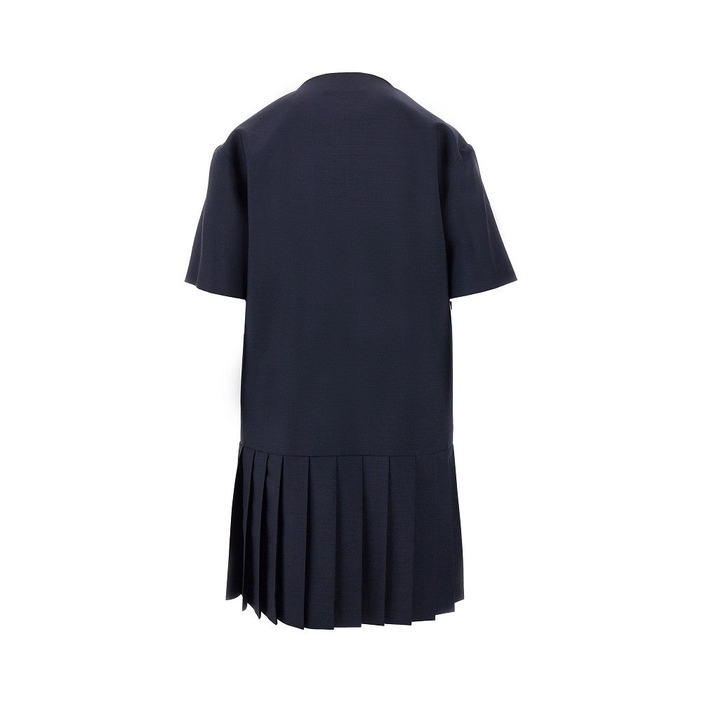 Mini abito in misto mohair
