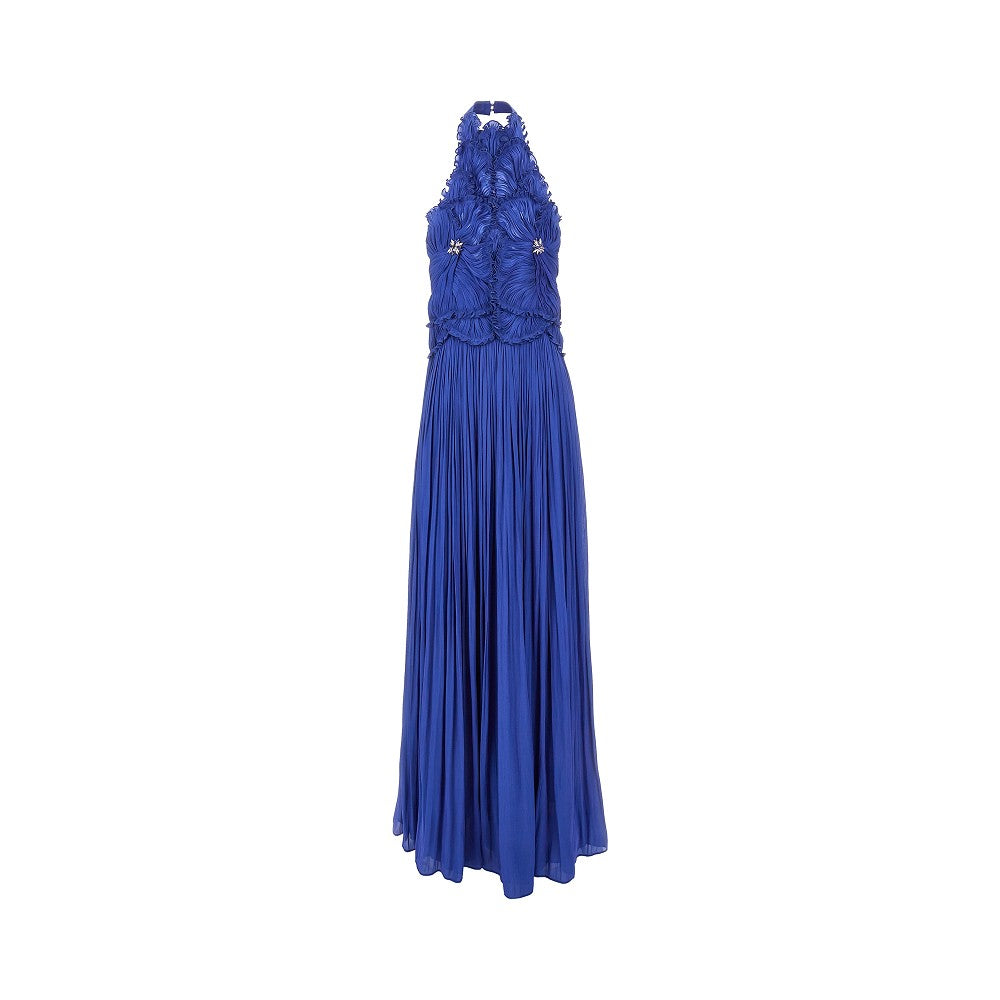 Abito lungo 'Attina' in georgette lurex