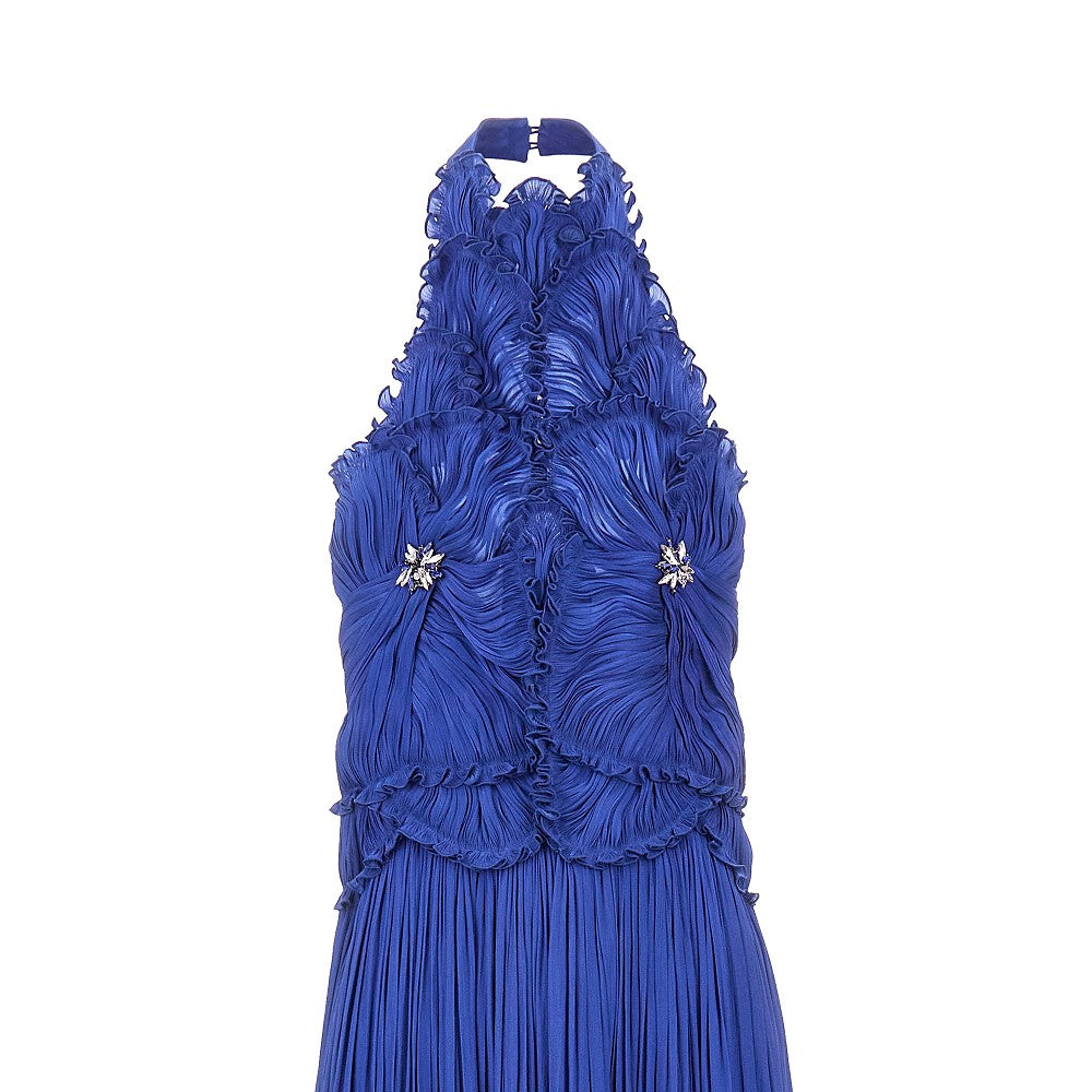 Abito lungo 'Attina' in georgette lurex