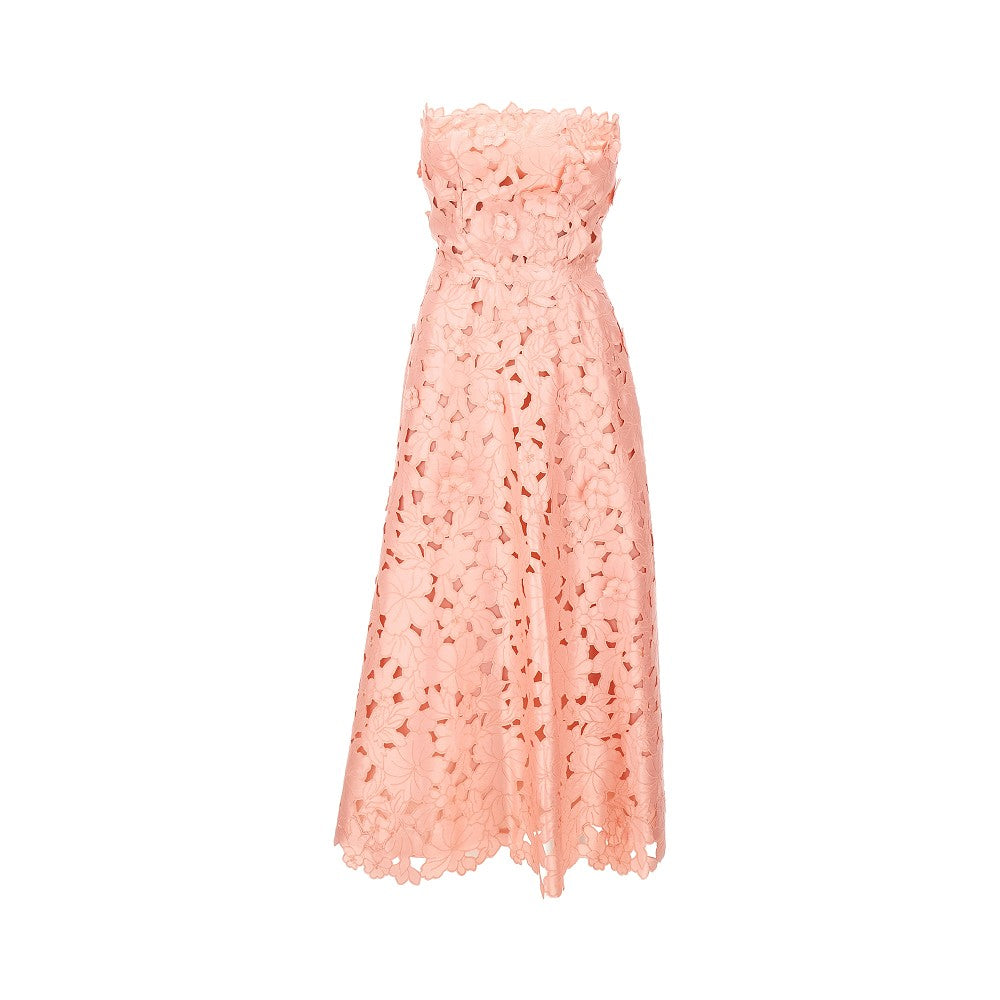 'Norina' lace midi dress