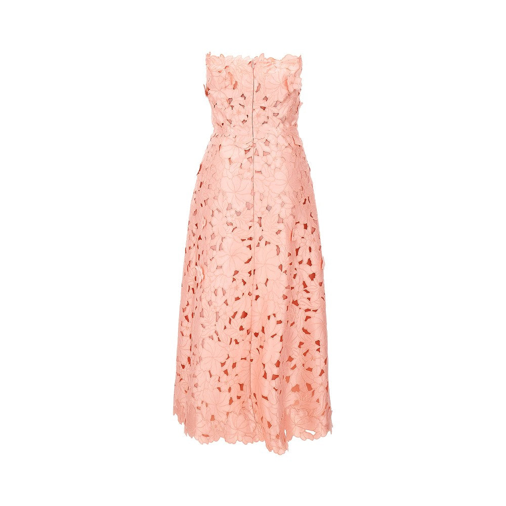 'Norina' lace midi dress