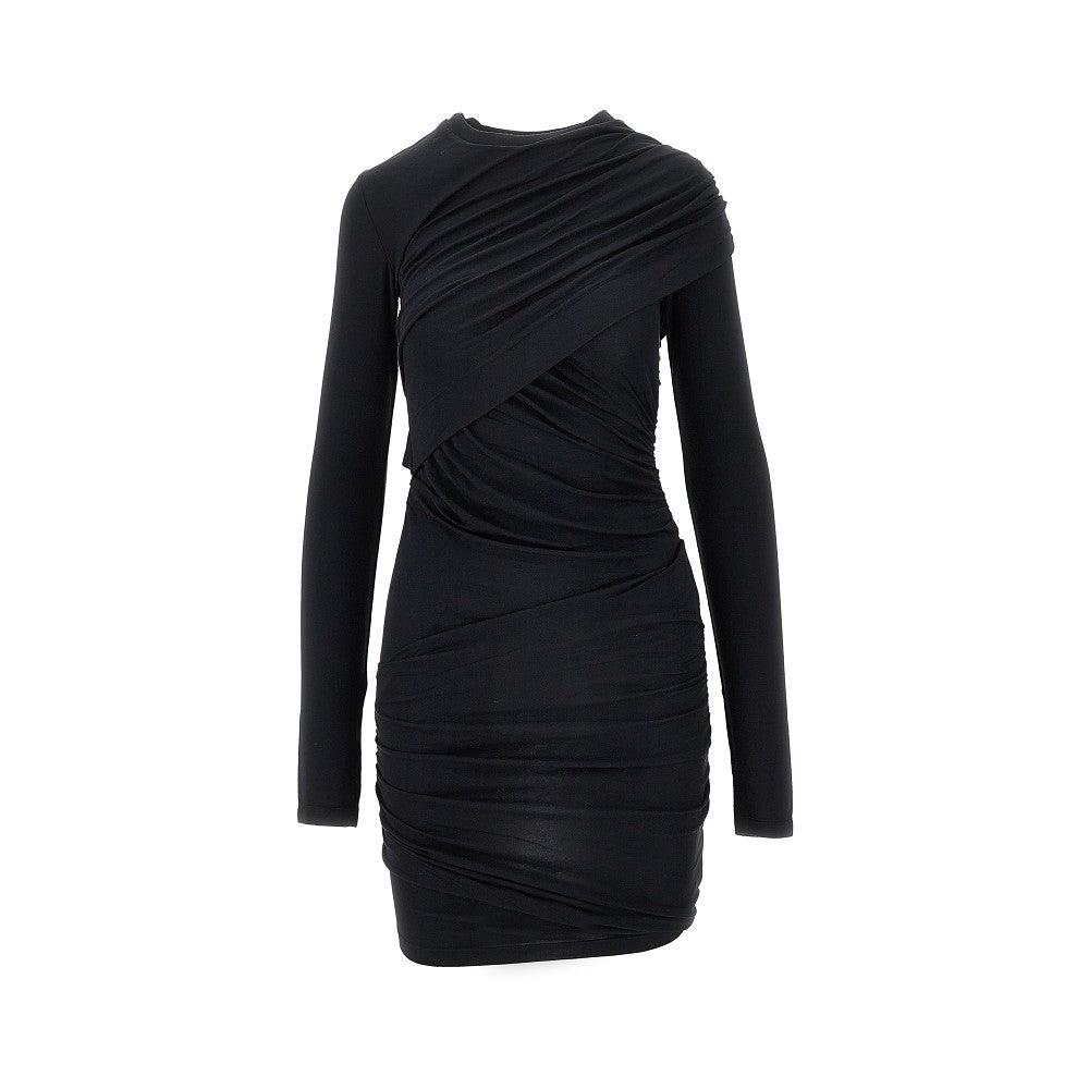 'Denise' draped mini dress