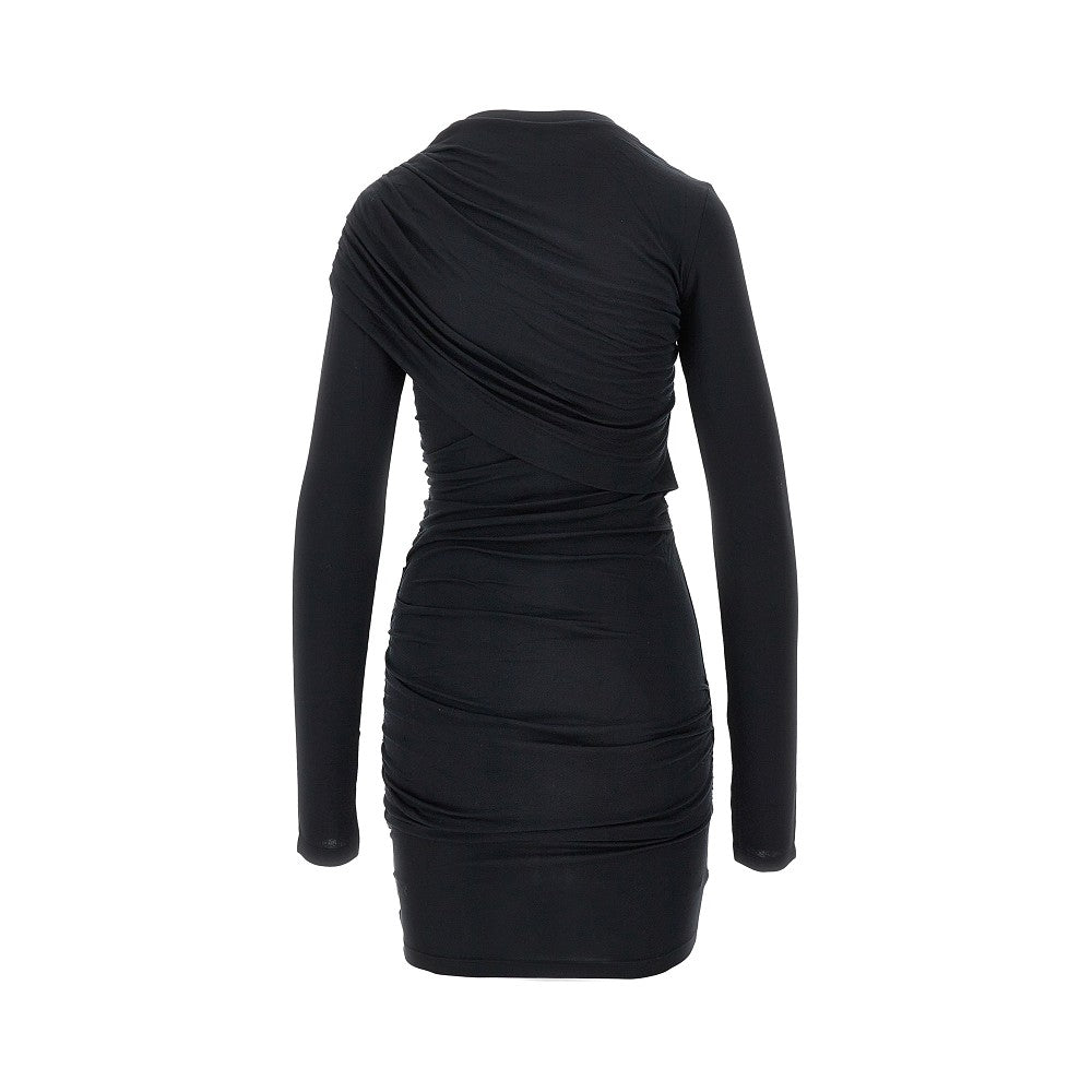 'Denise' draped mini dress