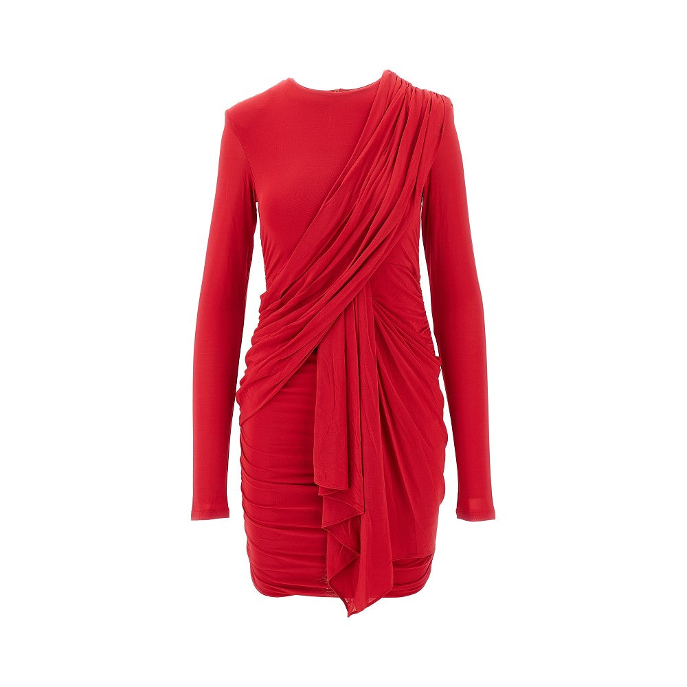 'Georgia' draped mini dress