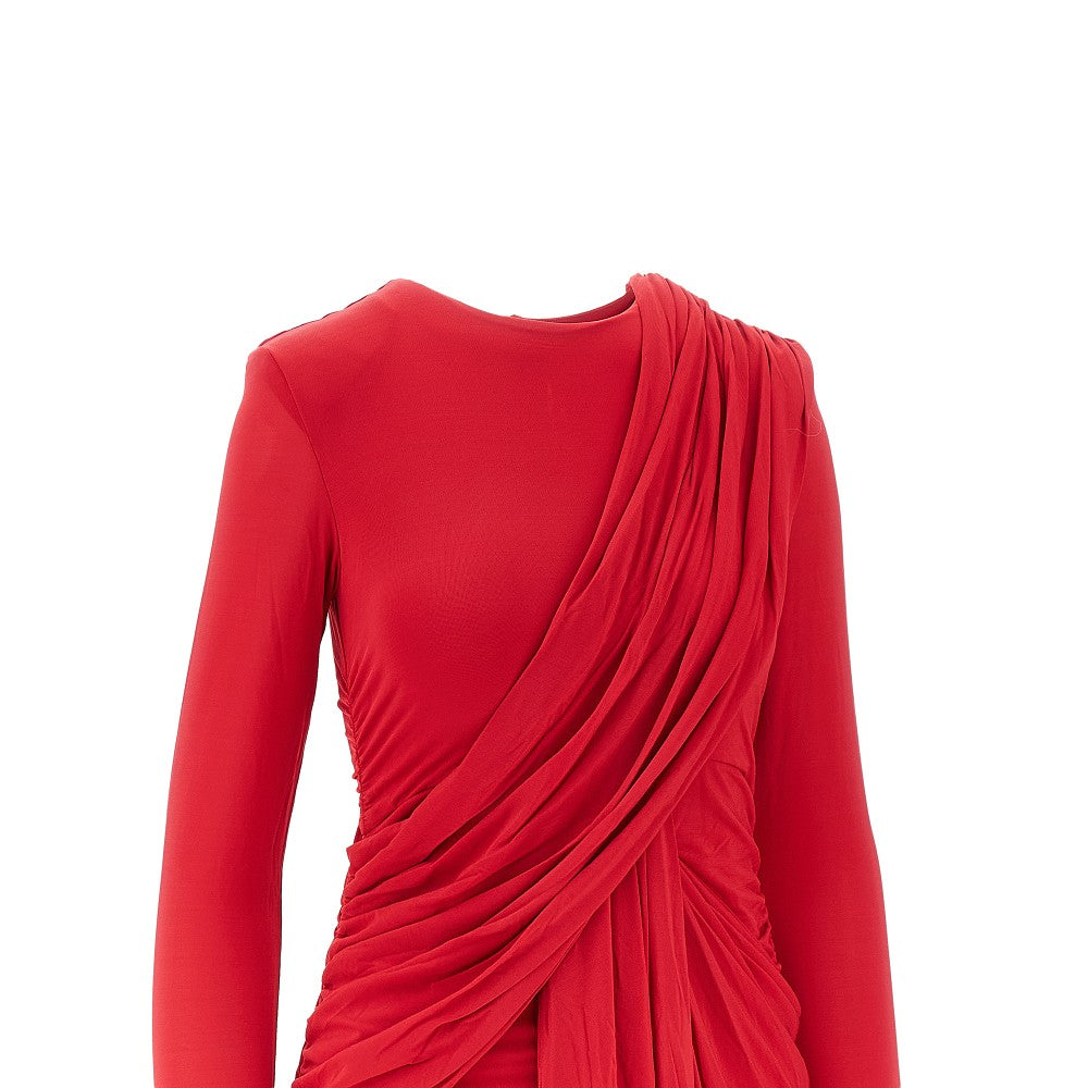 'Georgia' draped mini dress