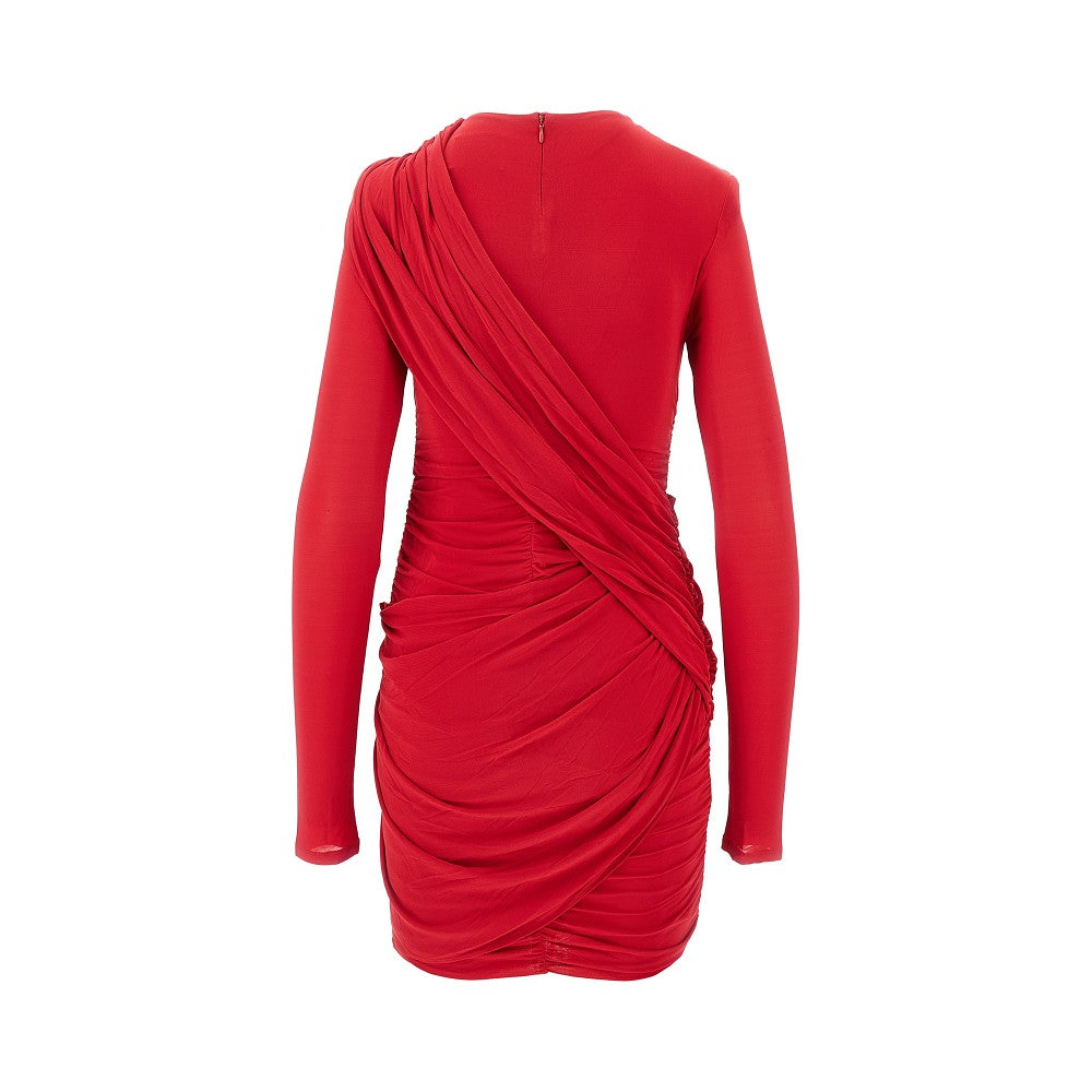 'Georgia' draped mini dress