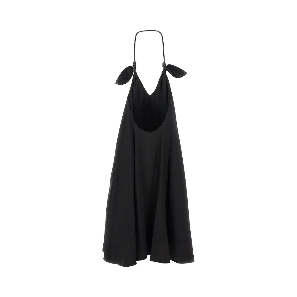 Mini abito 'Flamenco' con nastro in pelle