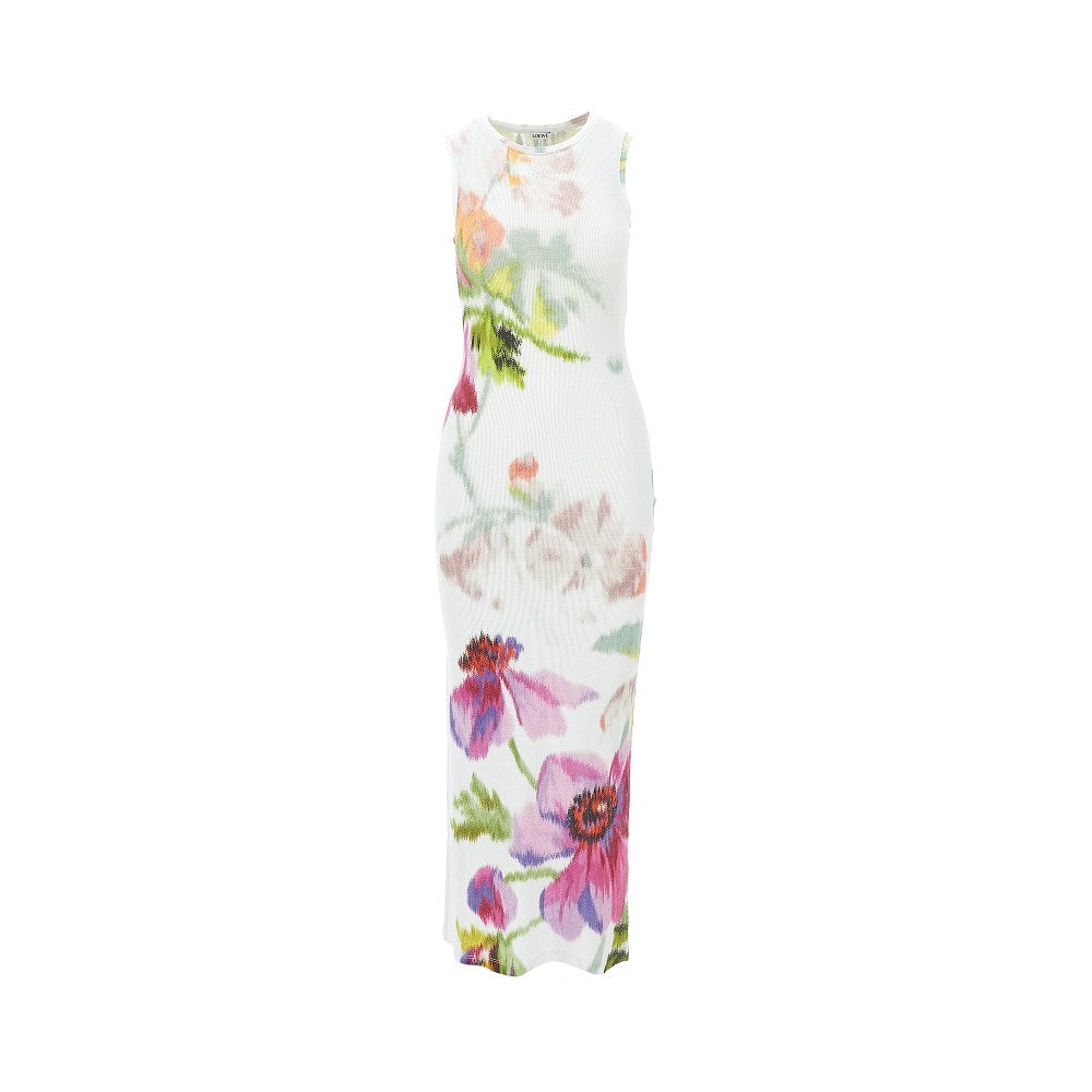【関税&送料込】Loewe Loewe Floral Print Ribbed Jersey Dress Floral print ribbed jersey dress LOEWE – RBoutique