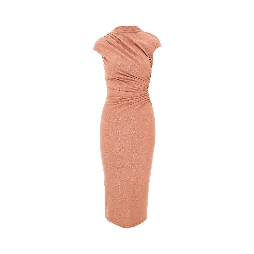 Abito midi drappeggiato 'Vesper'