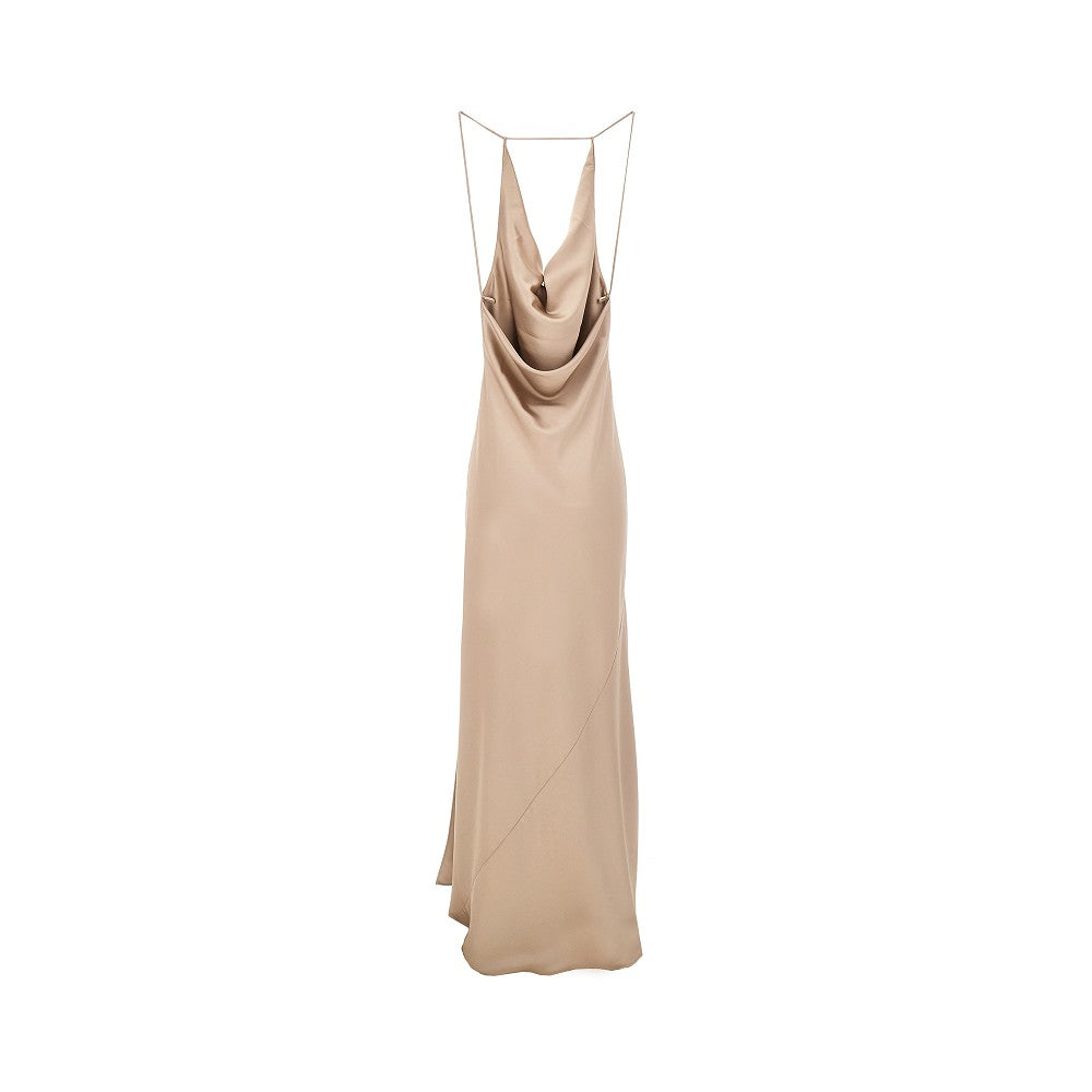 Abito lungo in satin 'Vera'