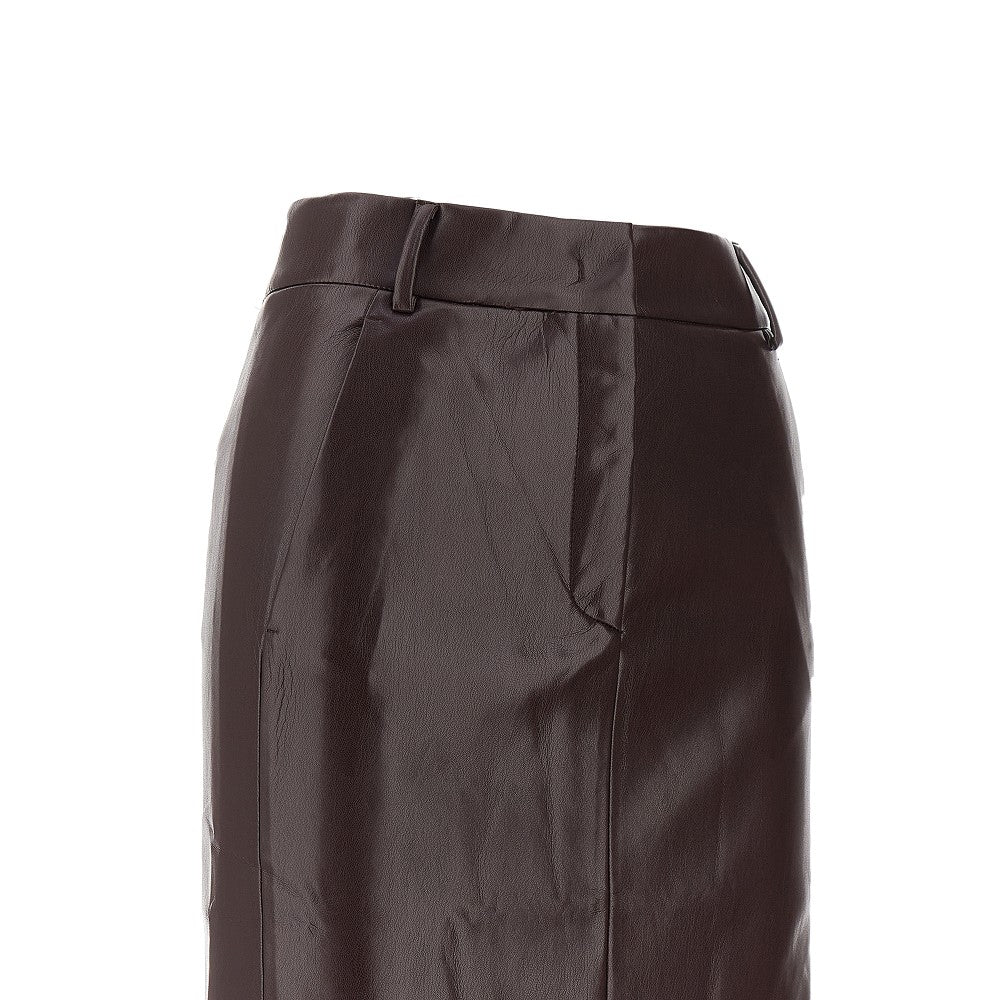 'Xania' vegan leather pencil skirt