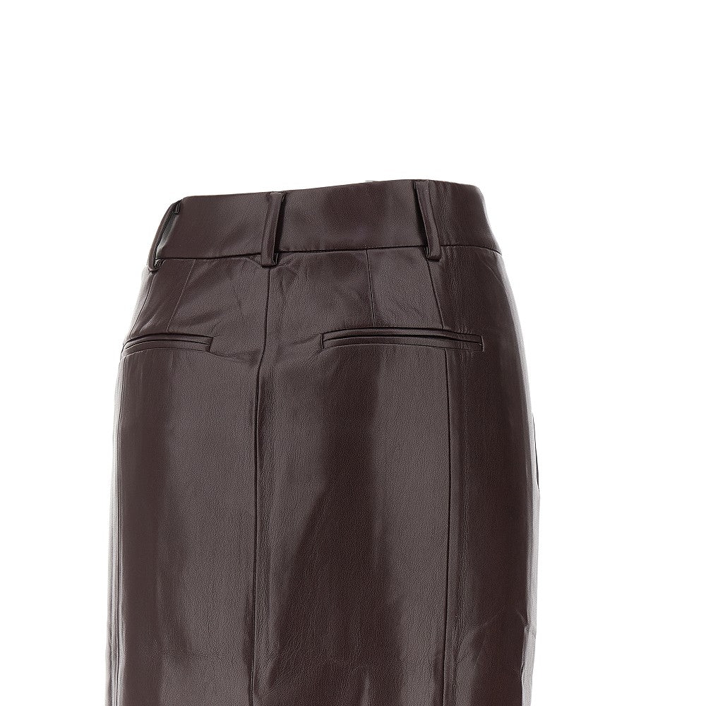 'Xania' vegan leather pencil skirt