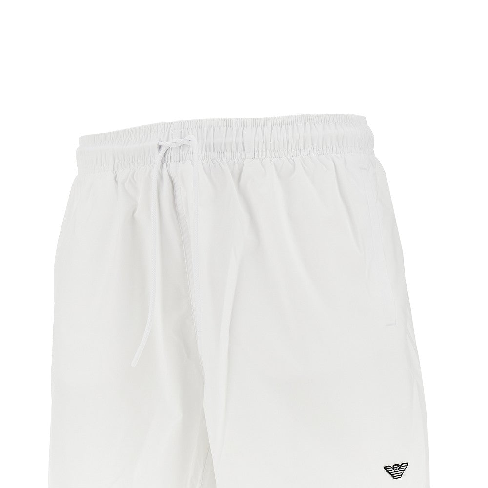 Bermuda mare con logo Eagle ricamato
