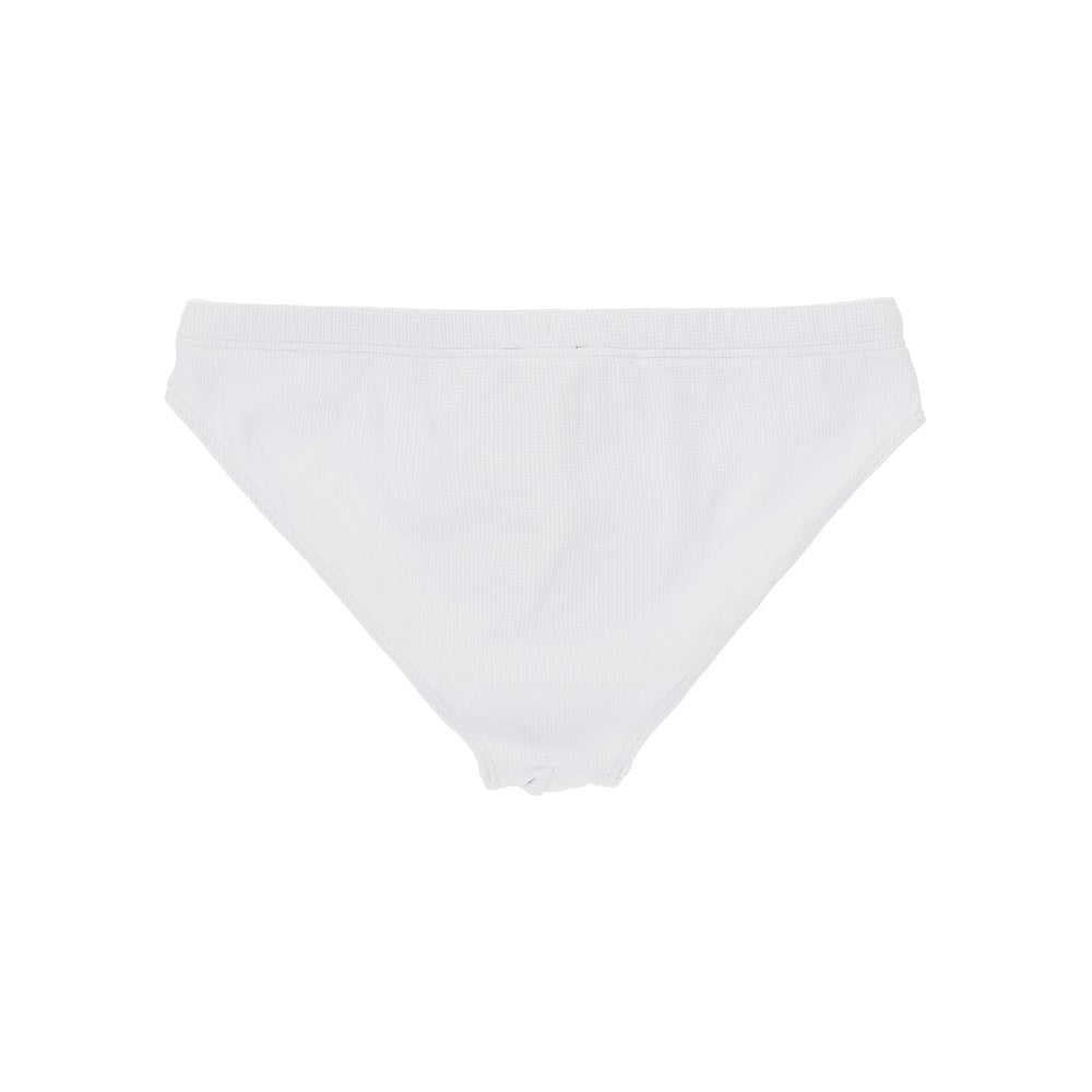 Slip costume in seersucker