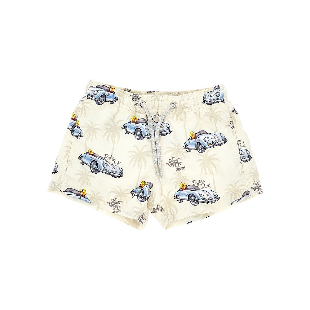 Dylan Duck pattern swimshorts
