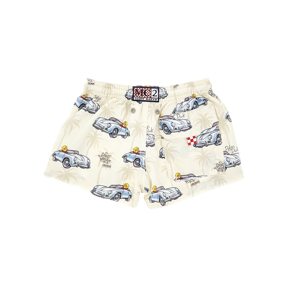 Dylan Duck pattern swimshorts