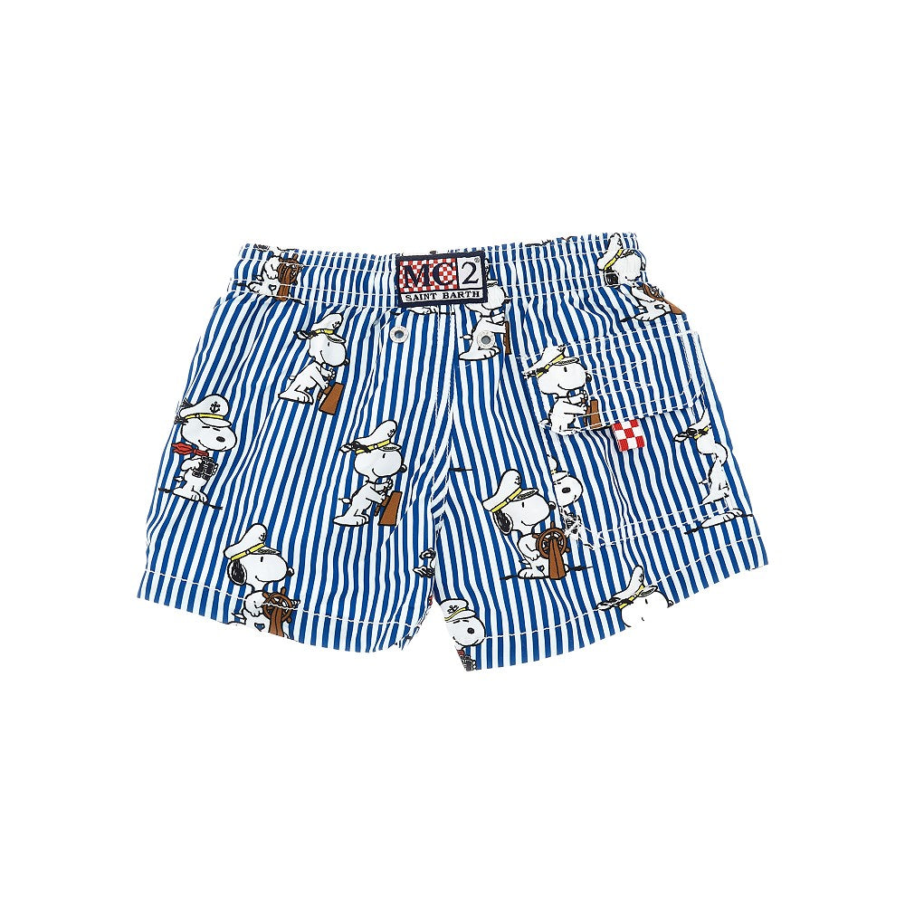 Snoopy Nautical pattern swimshorts