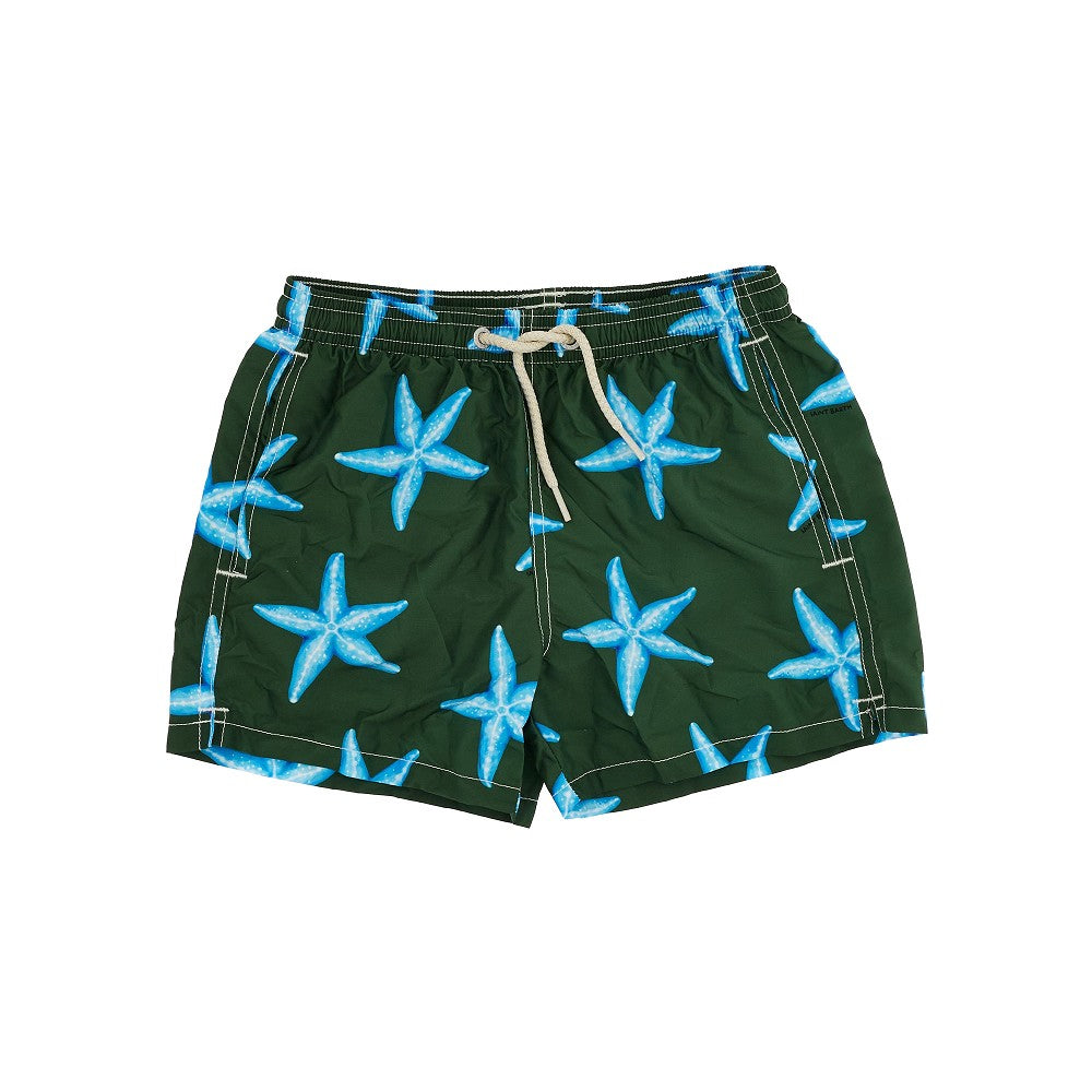 Printed 'Jean' swimshorts