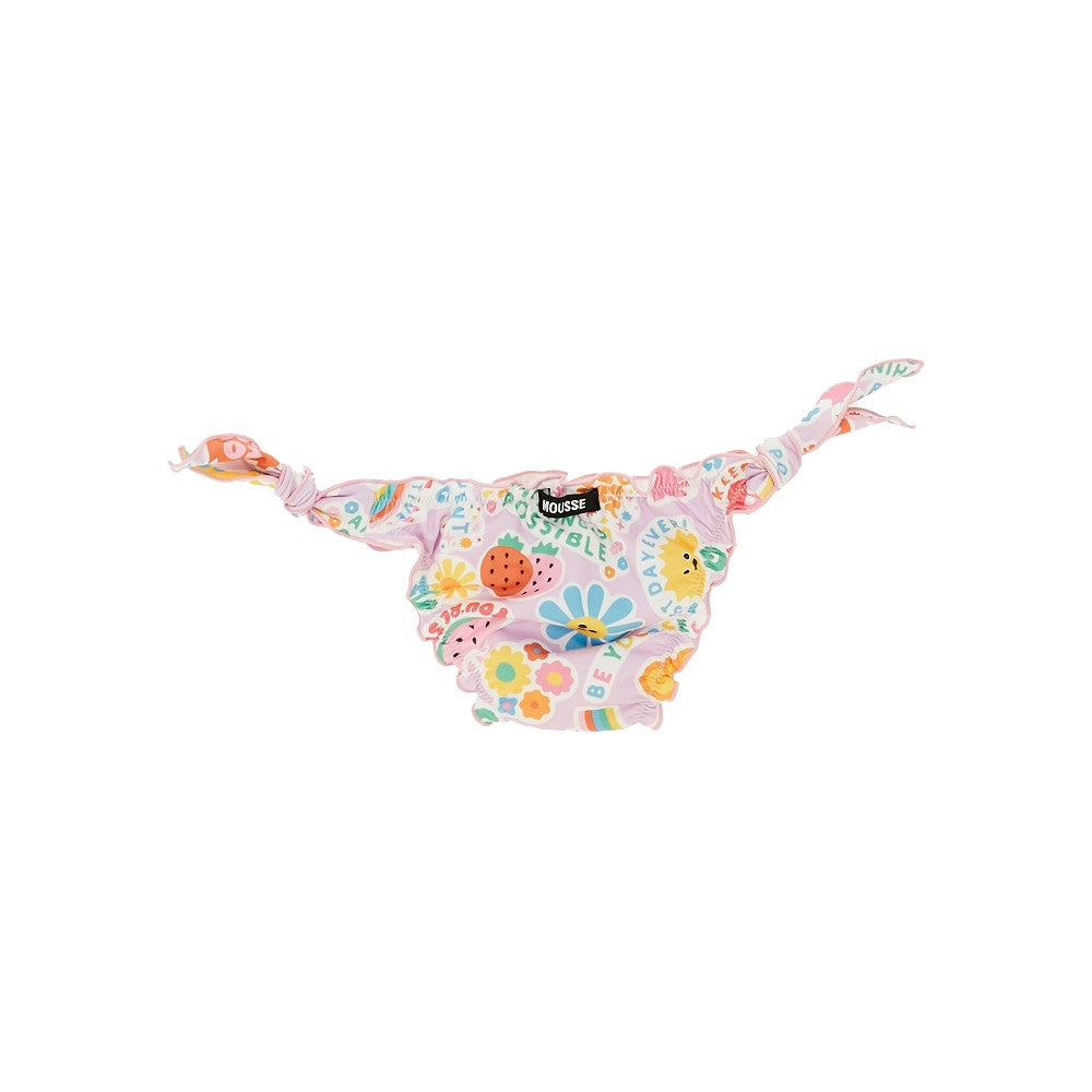 Printed beachwear bottom