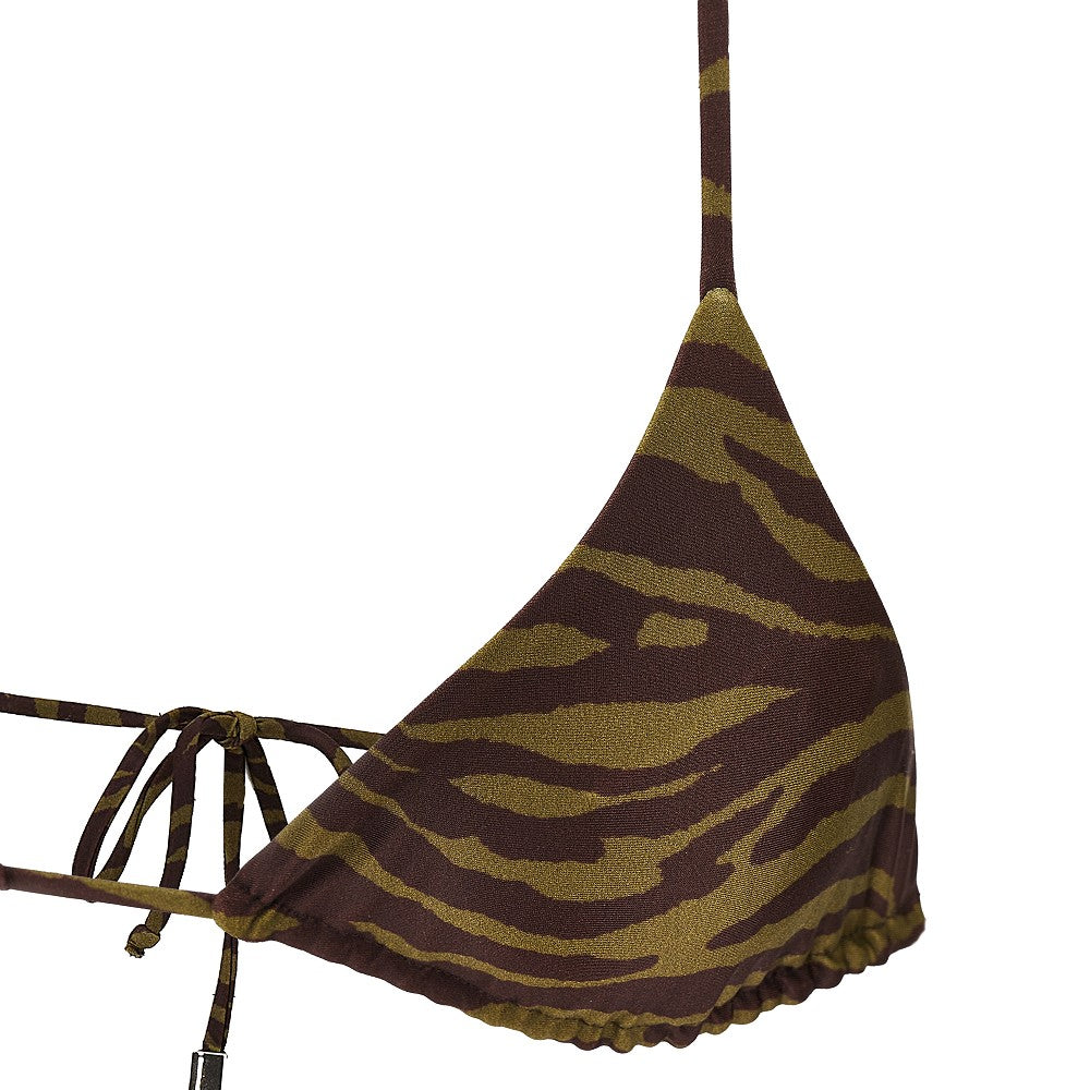 Bikini con motivo zebrato