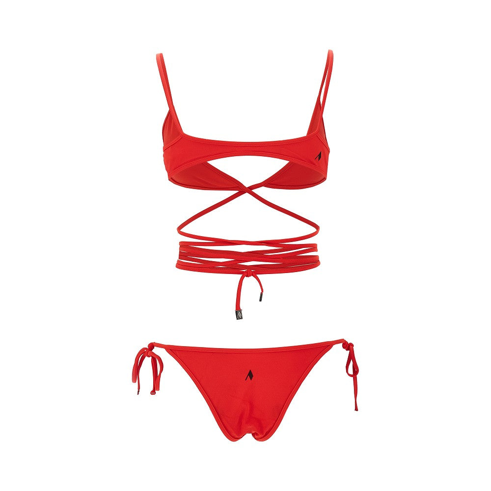 Bikini con lacci incrociati