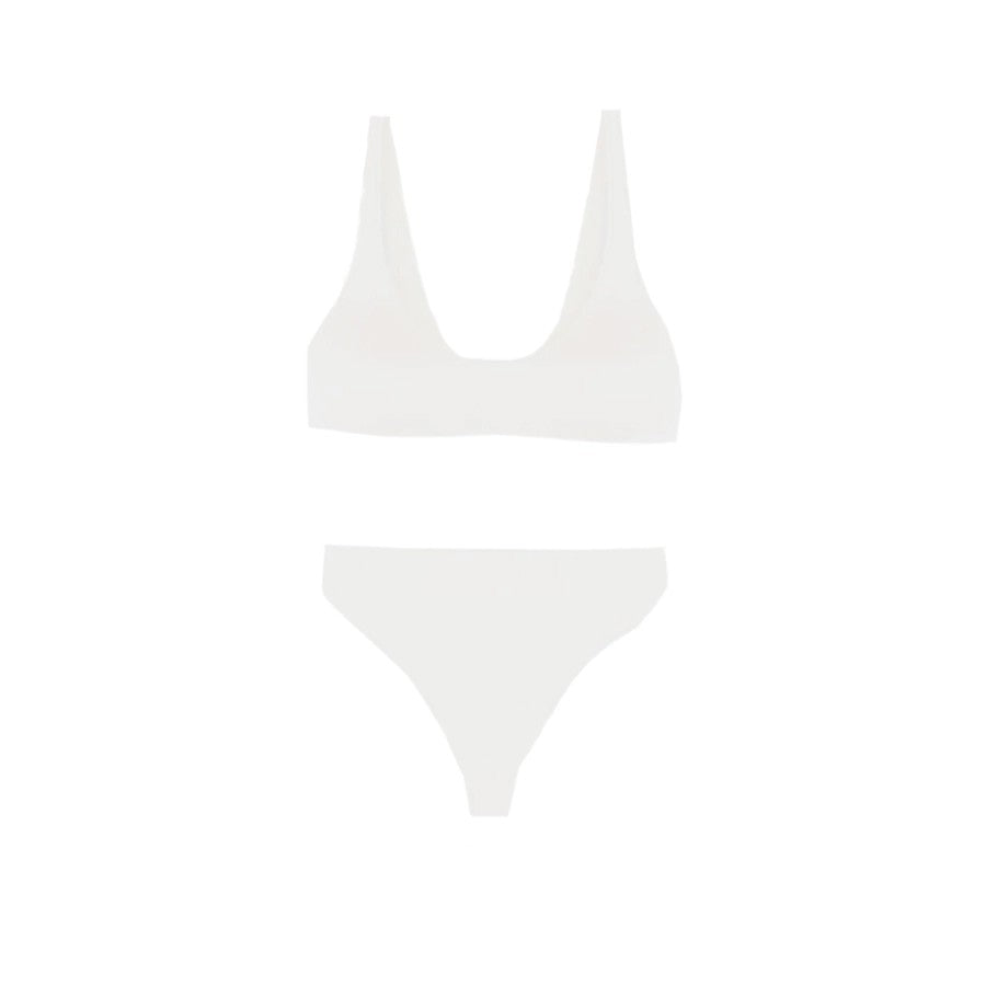 Silk effect Lycra bikini