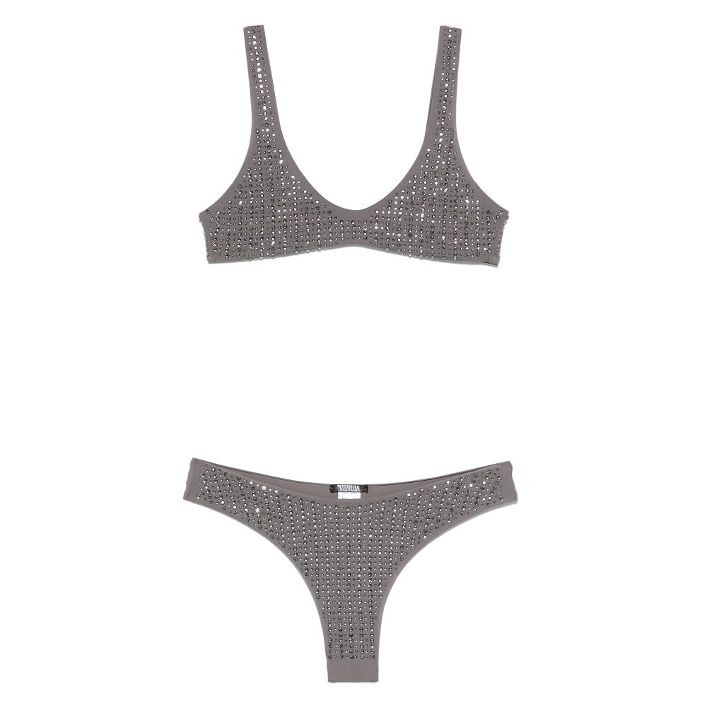 Bikini in Lycra con strass