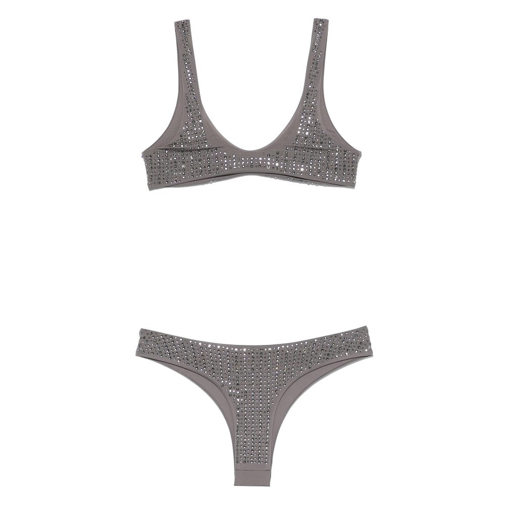 Bikini in Lycra con strass