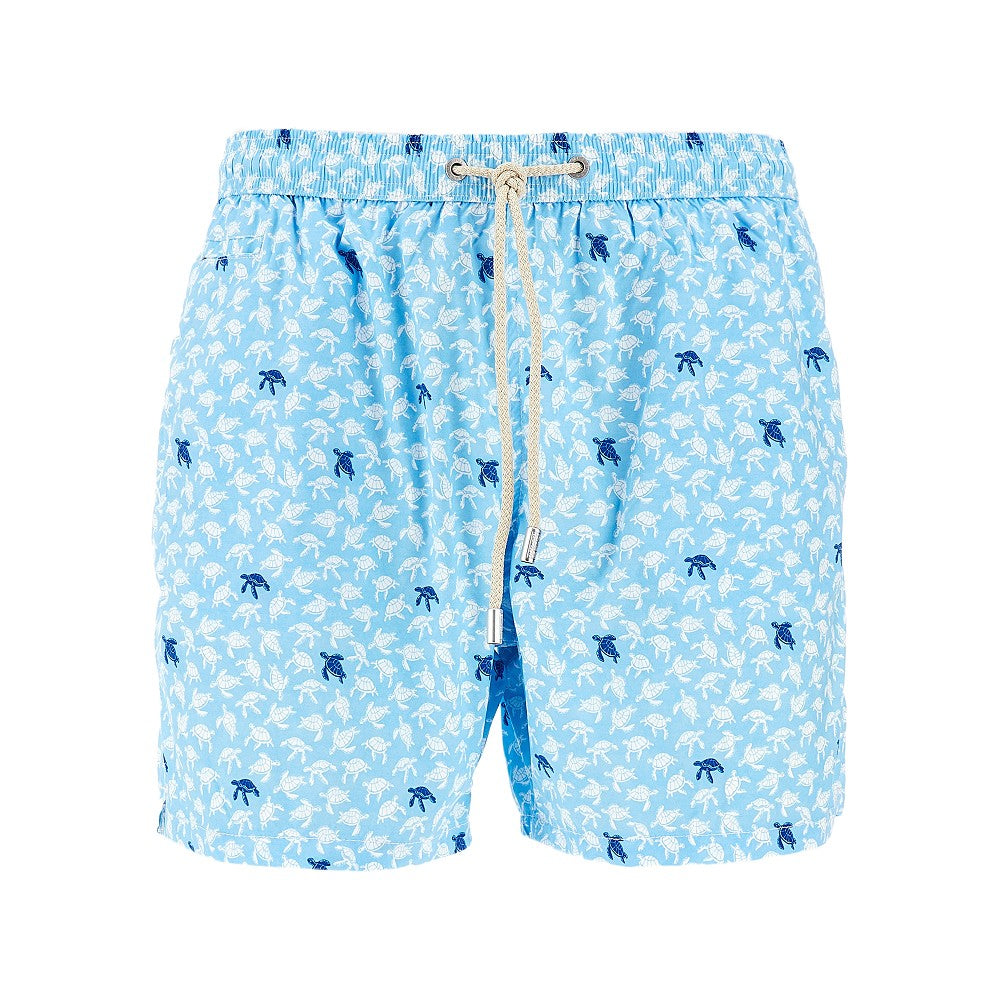 Turtle printed swim shorts