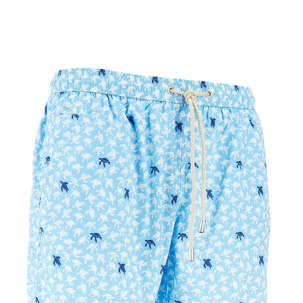Turtle printed swim shorts