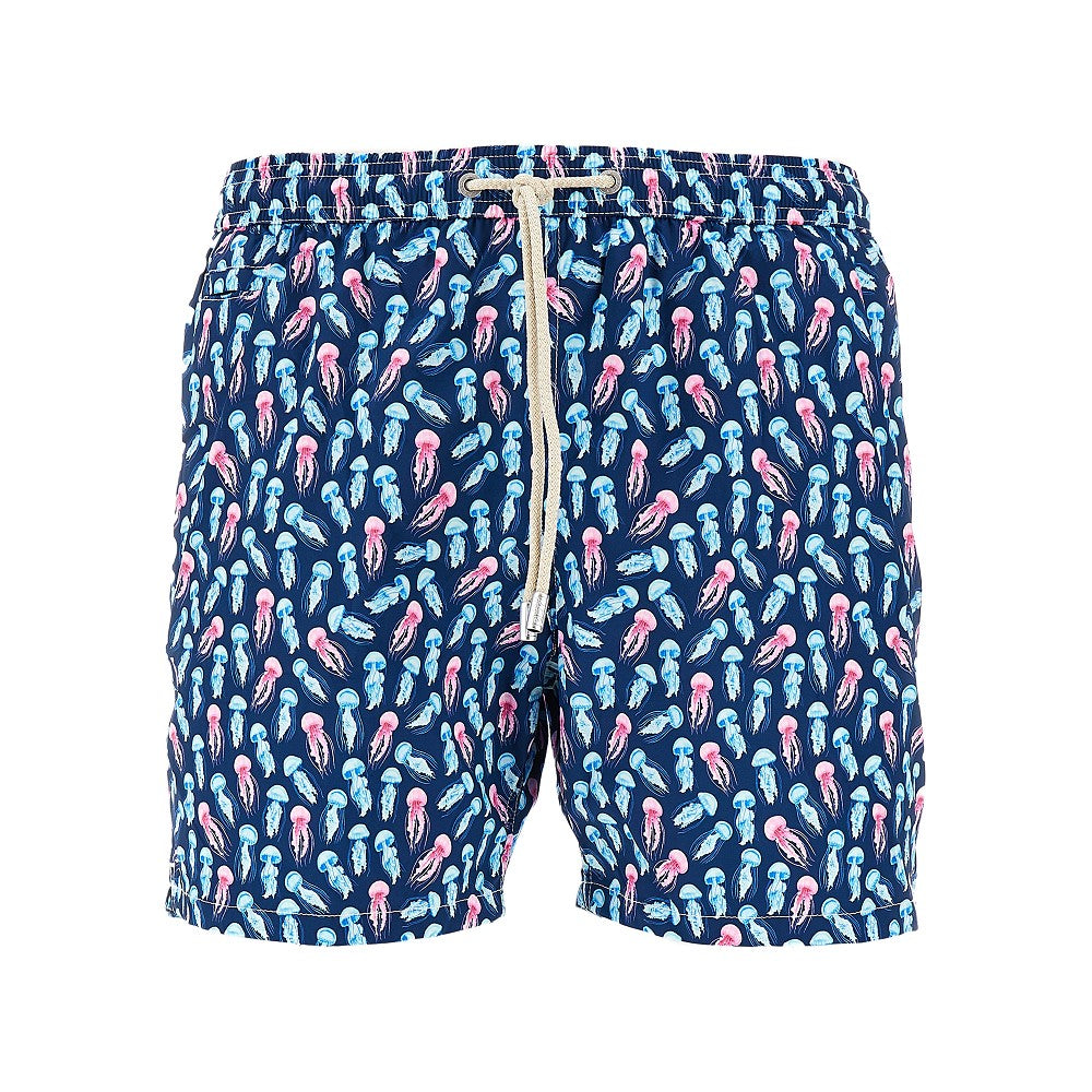 Jellyfish print swim shorts