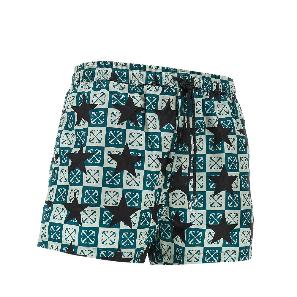 Swimshorts with Arrow Stars print