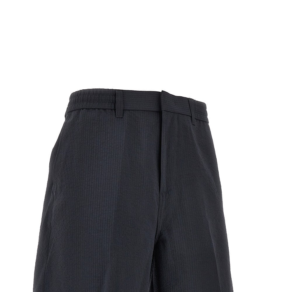 Technical seersucker shorts
