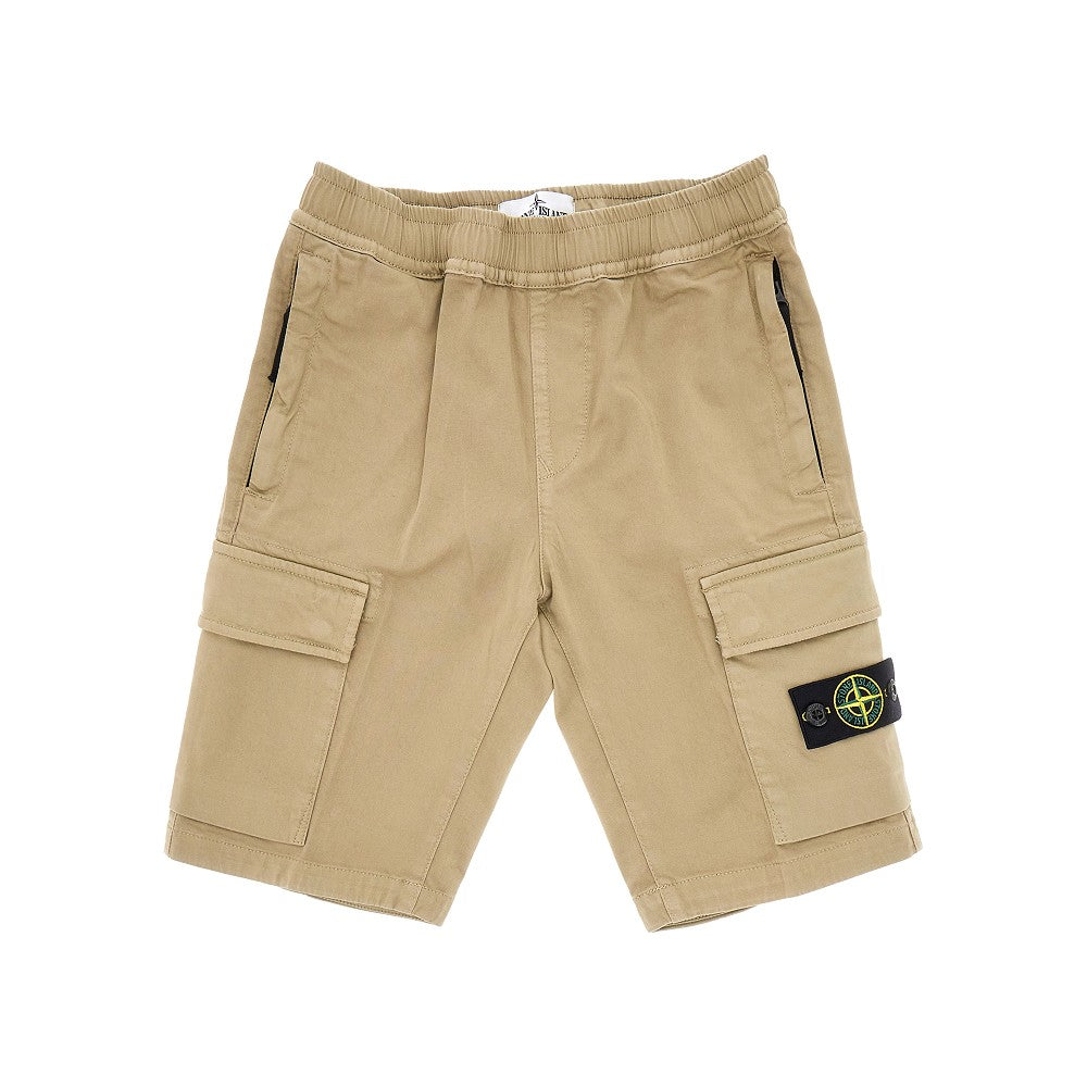Bermuda cargo in cotone stretch