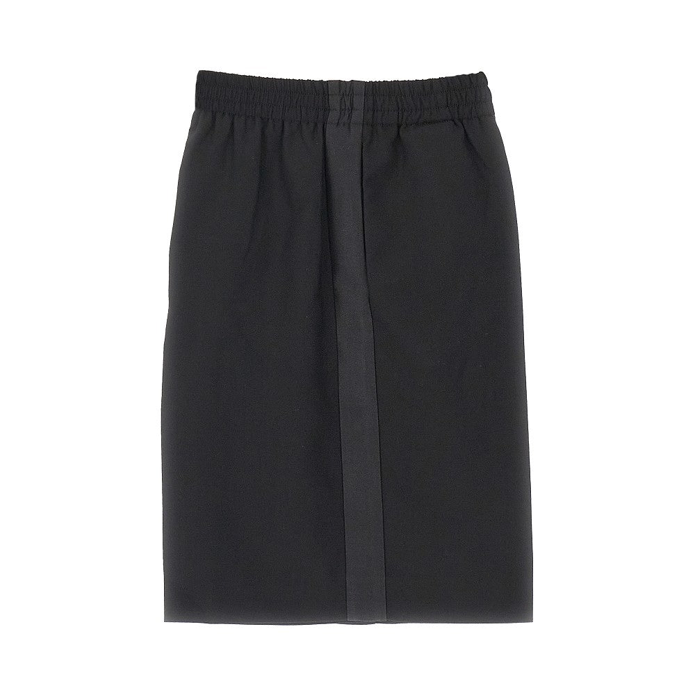 Bermuda ampi con banda in satin
