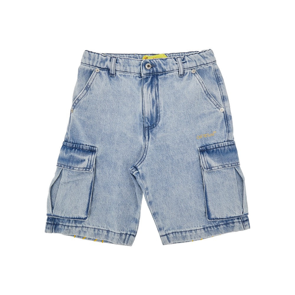 Bermuda cargo in denim