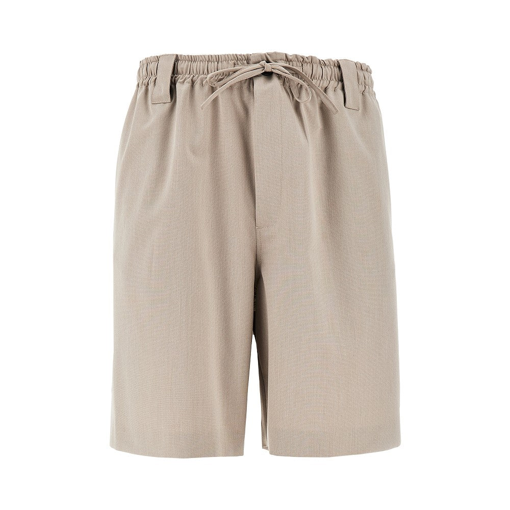 Bermuda in misto lana stretch