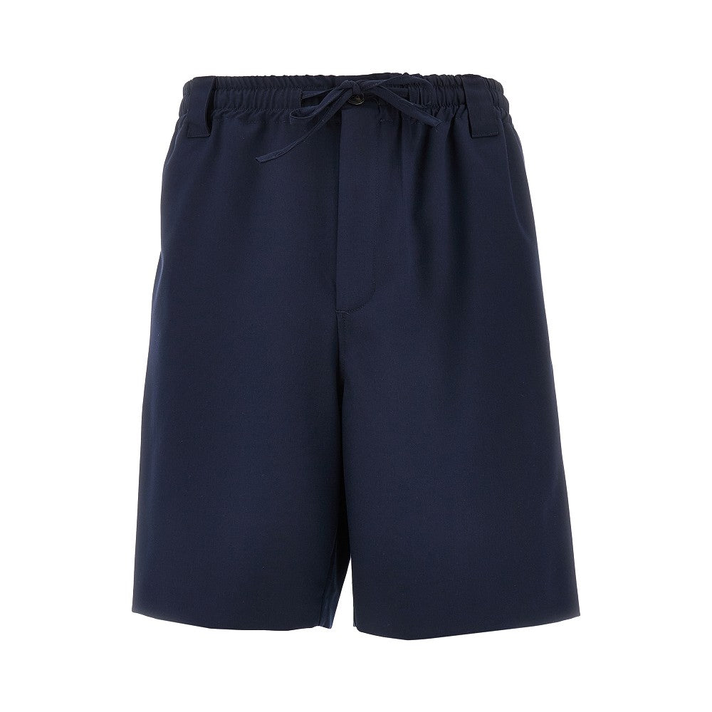 Bermuda in misto lana stretch