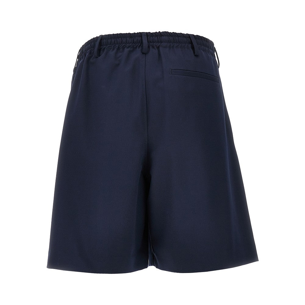 Bermuda in misto lana stretch