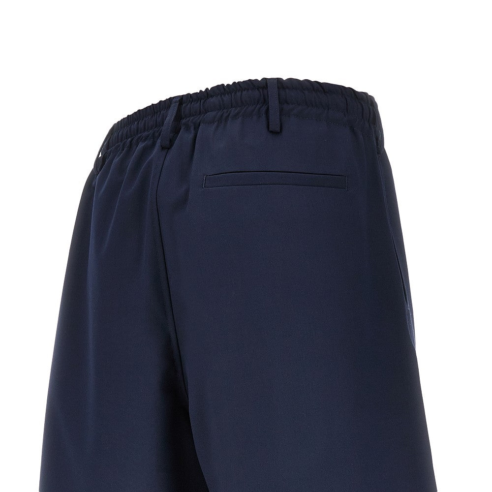 Bermuda in misto lana stretch