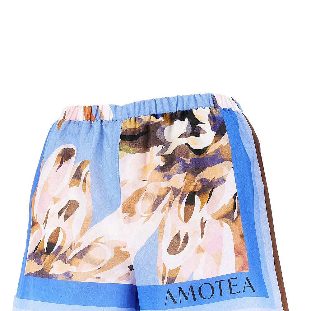 Shorts 'Jacqueline' in cotone e seta