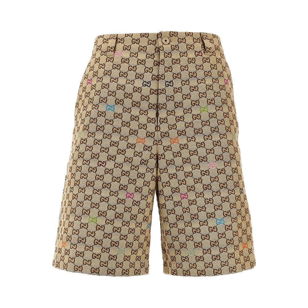 Jacquard GG canvas shorts