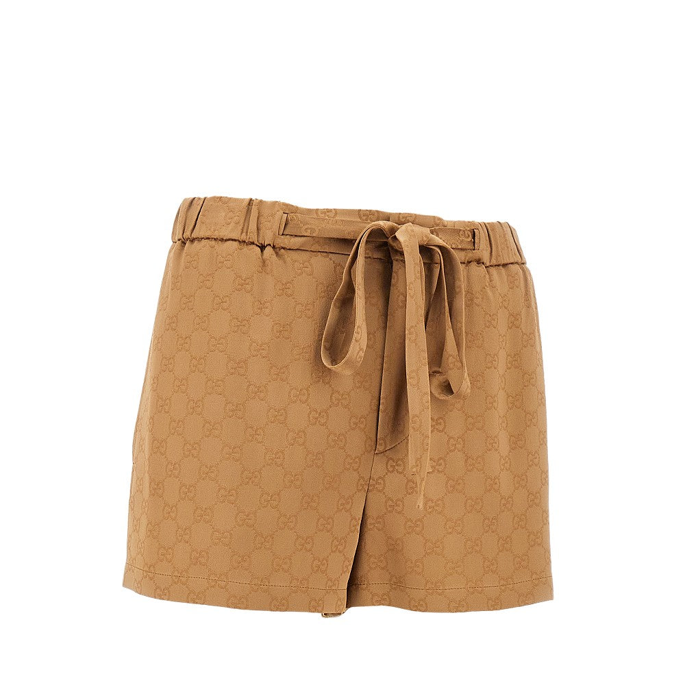 Shorts in raso GG