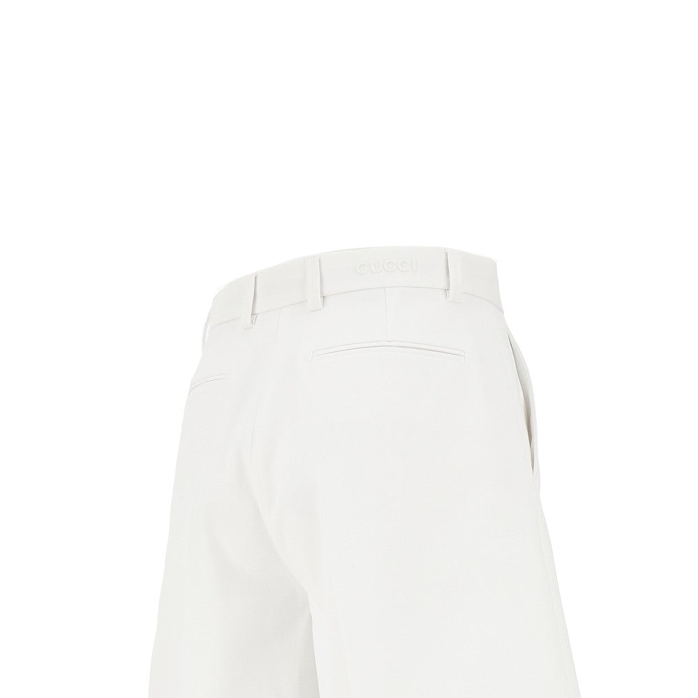 Bermuda in gabardine di cotone