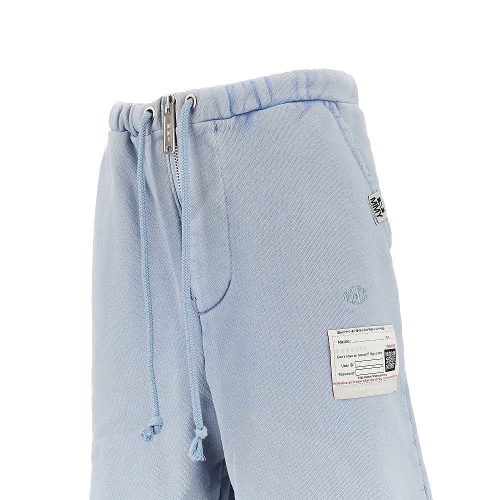 Bermuda in french terry distressed