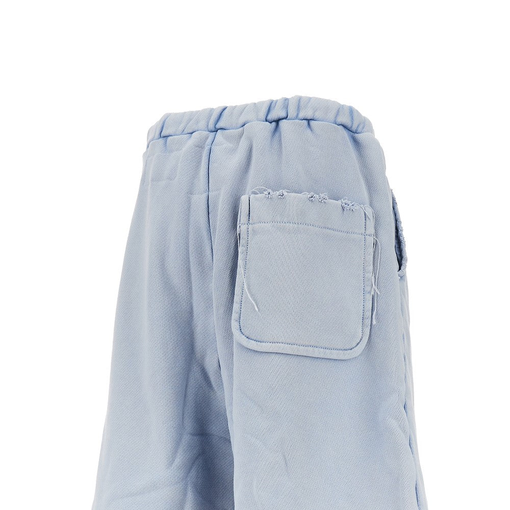 Bermuda in french terry distressed