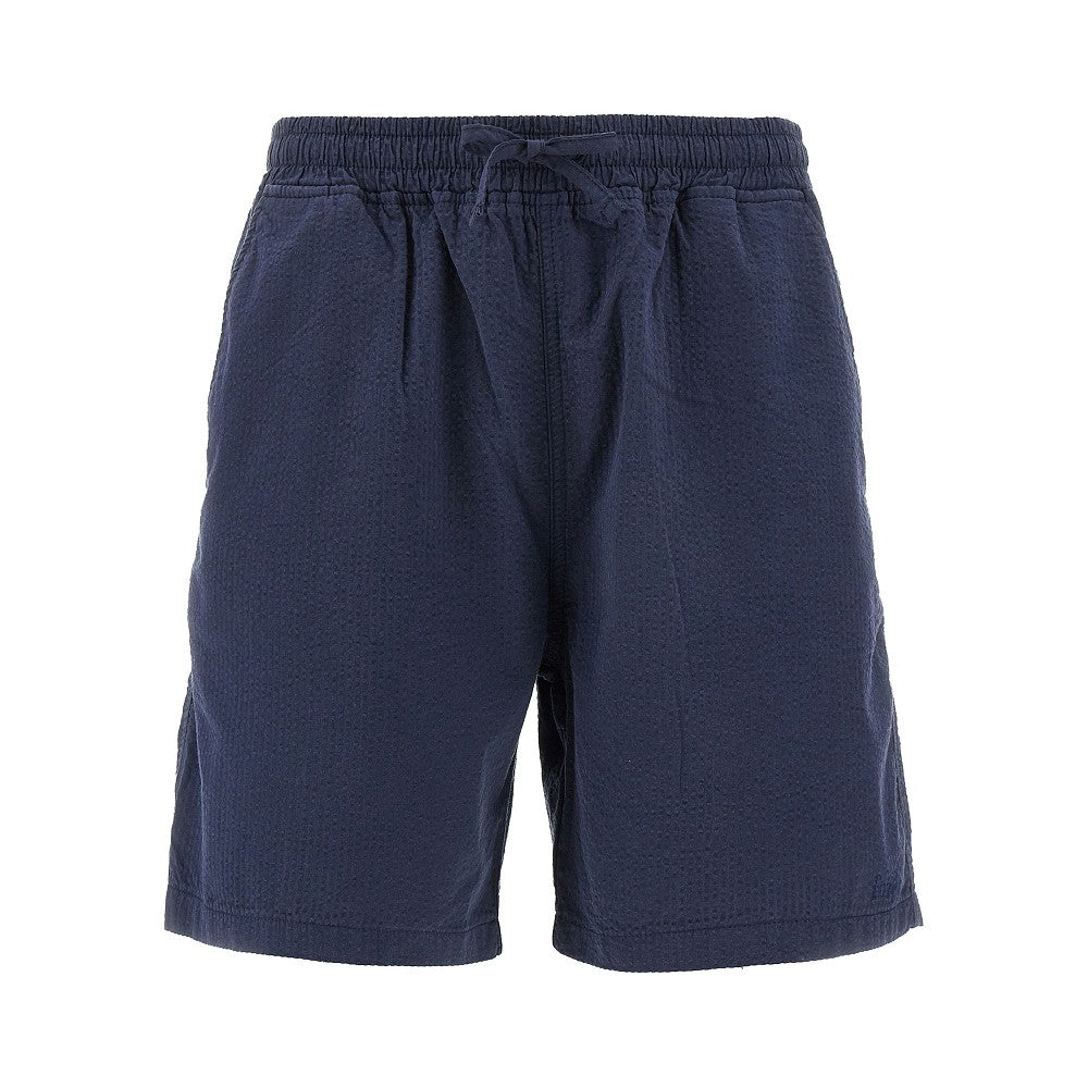 'Hush' seersucker shorts