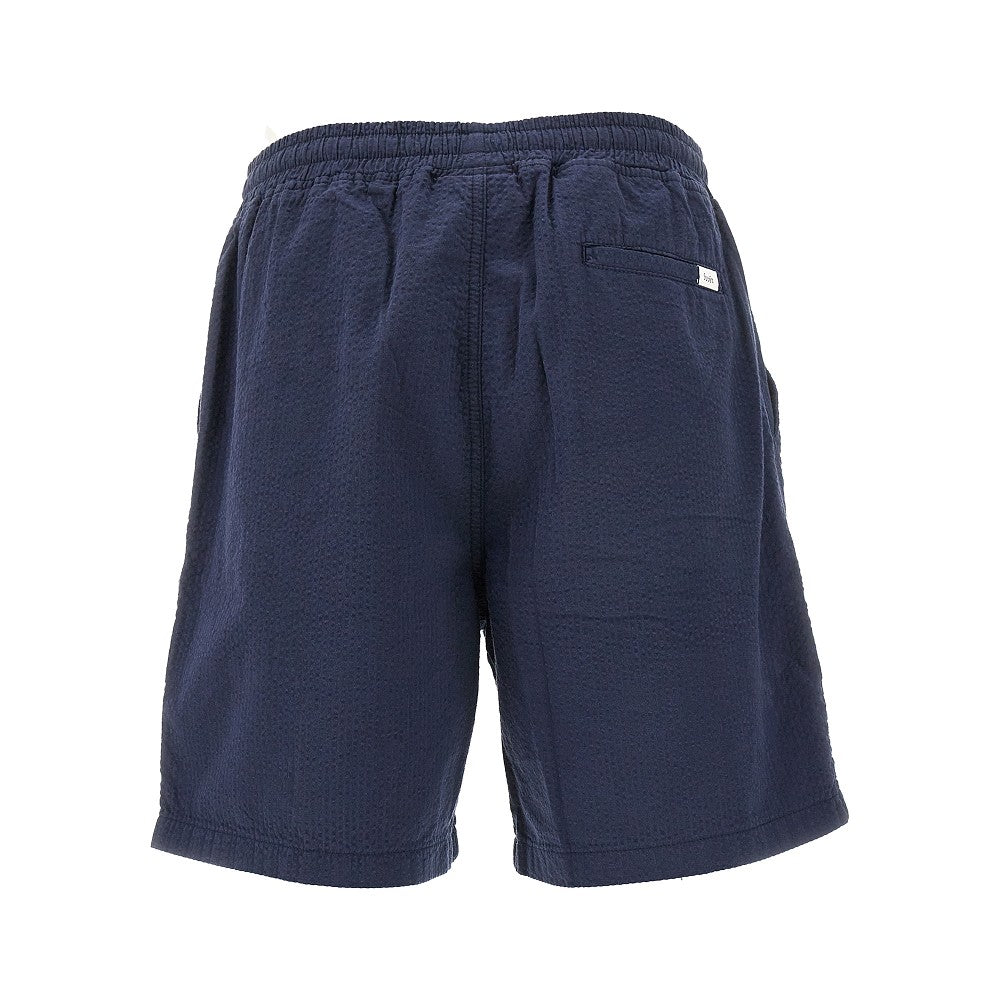 'Hush' seersucker shorts