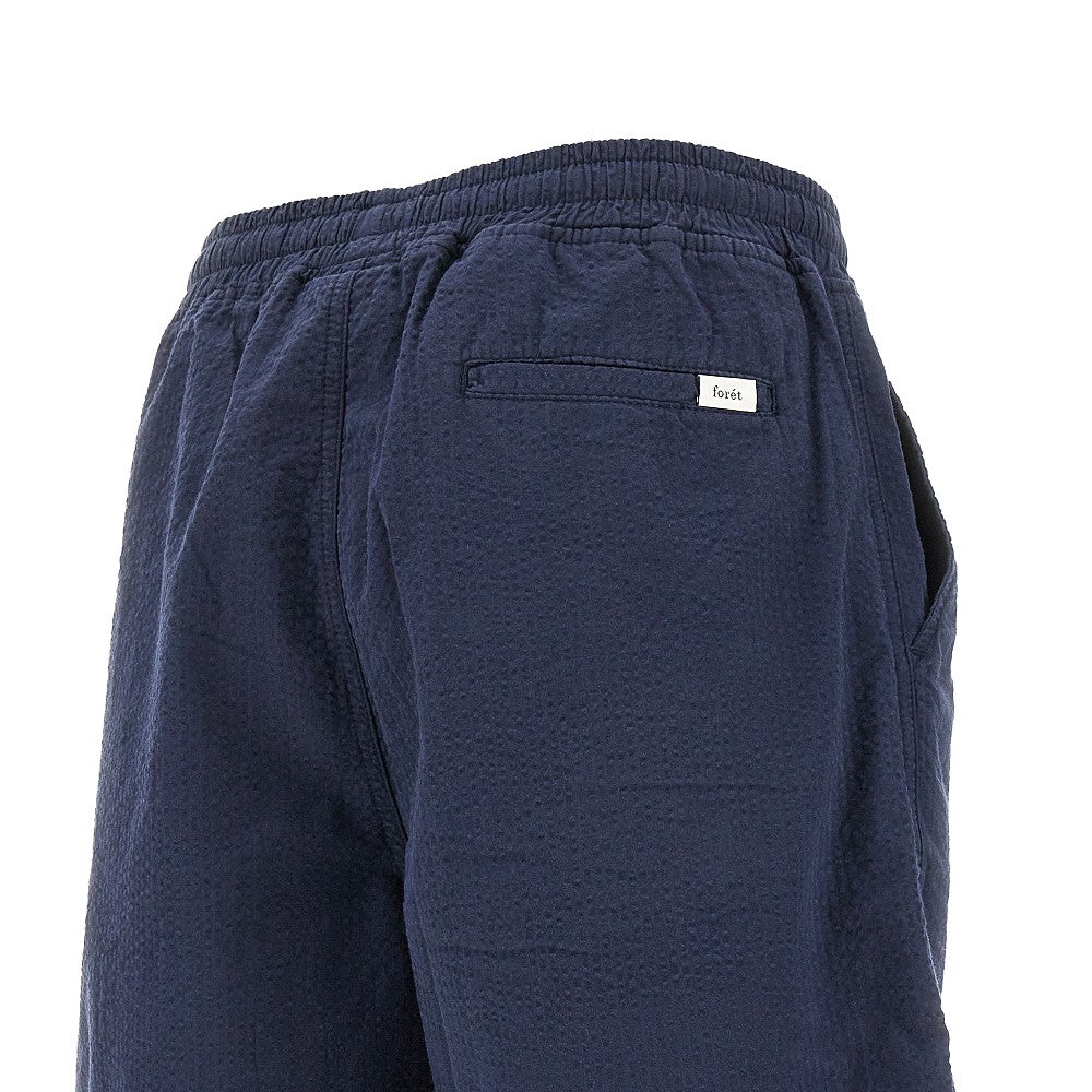 'Hush' seersucker shorts