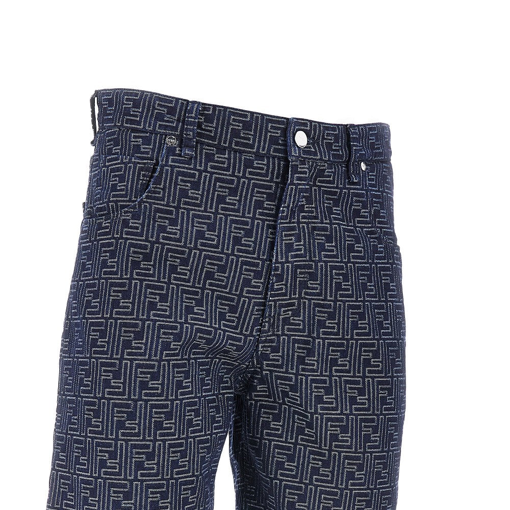 Bermuda in denim jacquard FF